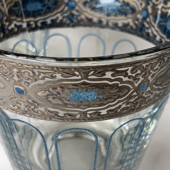 Set of 5 vintage / MCM CULVER SORRENTO silver filigree with turquoise - Picture 5 of 7